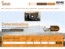 Tablet Screenshot of homesbyjalaj.com